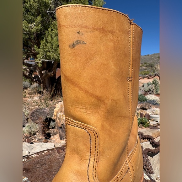 FRYE Campus 10L Short Boots In Banana Vintage - Picture 16 of 16